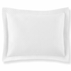 Peacock Alley Oxford Matelassé XL Euro Pillow Shams in White 30x30in Set of 2